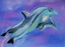Springende Delphine von Thuvos Virtuelles Atelier