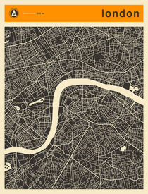 LONDON MAP 3 von jazzberryblue
