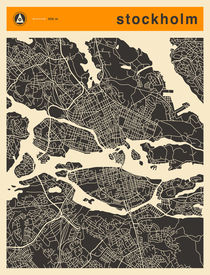 STOCKHOLM MAP von jazzberryblue
