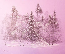 Winter forest by Aleksandr Petrunin