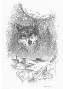 Totem. Wolf by Aleksandr Petrunin
