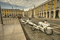 Lisbon Police Bikes  by Rob Hawkins