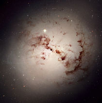 Elliptical galaxy NGC 1316. by Stocktrek Images