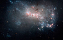 Magellanic dwarf irregular galaxy NGC 4449 by Stocktrek Images