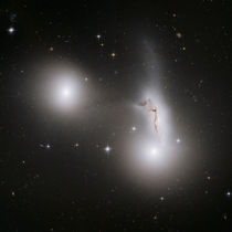 Cluster of Interacting Galaxies. von Stocktrek Images