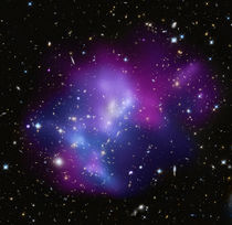 The massive galaxy cluster MACS J0717. by Stocktrek Images