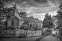 Saint Aidan's Church, Gillamoor. (Mono). von Colin Metcalf