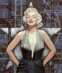 Marilyn Monroe, portrait from "Old Hollywood" series von clipso-callipso