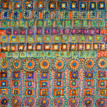 Marvellous Rows of Squares and Circles with Points von Heidi  Capitaine