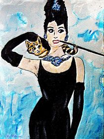 ~Drawing Audrey Hepburn~ by Sandra  Vollmann