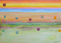 Romantic Landscape combined with Geometric Elements  by Heidi  Capitaine