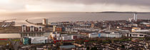 Daybreak over Swansea city von Leighton Collins