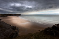 Stormy Three Cliffs Bay by Leighton Collins