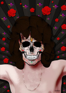 Jim Morrison Skull by Camila Oliveira