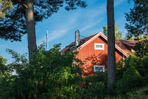 Rotes Holzhaus von Rico Ködder