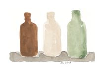 Drei Flaschen by Doris Lasar