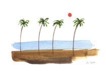 Vier Palmen by Doris Lasar