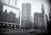 Skyscrapers along the Chicago River by Ken Dvorak