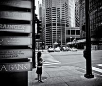 Chicago Street Scene von Ken Dvorak