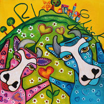 Die glückliche Rhöner Herzens-Kuh by Jeanett Rotter