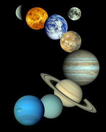 Solar System Montage von Stocktrek Images