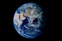 Earth from space showing eastern hemisphere. by Stocktrek Images