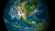 View of Central and North America. by Stocktrek Images