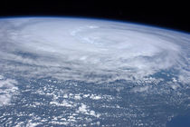 Hurricane Irene off the east coast of the USA. by Stocktrek Images