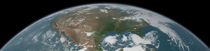 View of planet Earth and the United States. von Stocktrek Images