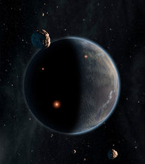 An Earth-like planet rich in carbon and dry. von Stocktrek Images