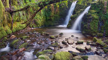 Vennford Waterfall on Dartmoor by Pete Hemington