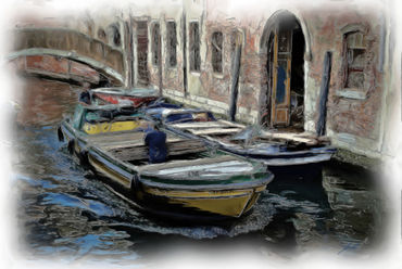 Boats-im-kanal-1262517-painting