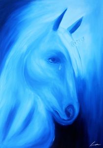 Sad Unicorn by lura-art
