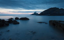 Sunrise at Mumbles Lighthouse by Leighton Collins