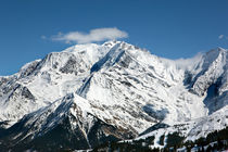 Mt. Blanc with clouds von David Hare