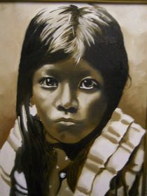 A native American child von Gene Davis