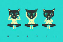 NO EVIL - CATS by jazzberryblue