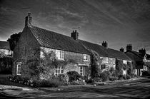 Gillamoor Cottages in mono by Colin Metcalf