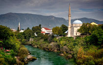 Mosques by The Neretva River by Colin Metcalf