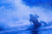 Wakeboarding in blue 4 by Marc Heiligenstein