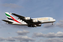 Emirates A380 Airbus by David Pyatt