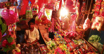 Toys Seller by Nandan Nagwekar