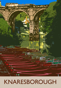 Knaresborough, river and viaduct by Dave Milnes
