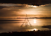 Sunset at The Loughor Estuary by Leighton Collins