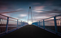 Pedestrian and cycle bridge by Leighton Collins