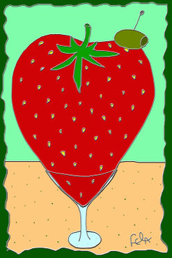 Erdbeermartini