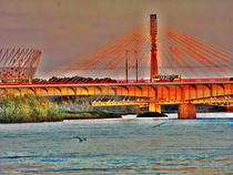 Swietokrzyski Brücke Warschau by Sandra  Vollmann