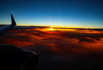Sunset over the Clouds by ronny