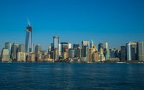 Manhattan view from Hudson by Gaukhar Yerk