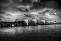 The Thames Barrier London by David Pyatt